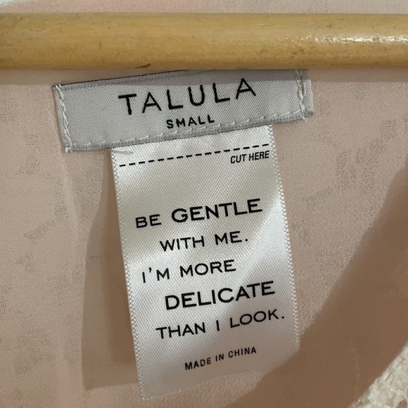 Aritzia Talula cream floral lace top - Picture 2 of 5